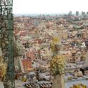 View from the Cathedral Sagrada Familia, Barcelona, Spain