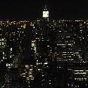 Night view of New York City from the top of the Rockefeller Center (2)