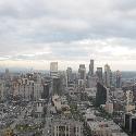 Downtown Seattle as seen from the Space Needle