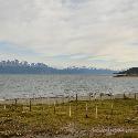 View of Chile across the Beagle Channel at Ushuaia, Argentina