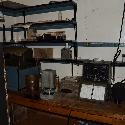 Radio room at the abandoned British base, Horseshoe Island, Antarctica