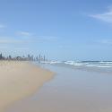 The beach at Gold Coast, Queensland