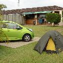 Our campsite near Gold Coast, Queensland