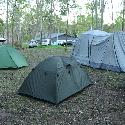 Our campsite in Airlie Beach, Queensland