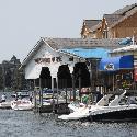 One of the marinas in Alexandria Bay, NY