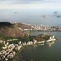 View from Corcovado hill - Rodrigo de Freitas lake