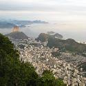 View of Rio de Janeiro from Corcovado hill