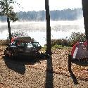 Our camp at Mew Lake Campground, Algonquin Provincial Park, ON