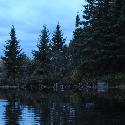 Little Doe lake at dusk