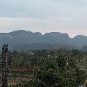Panoramatic view from our window in Viñales