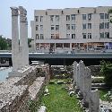 Remains of the Roman forum in Plovdiv, Bulgaria
