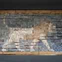 Babylonian mosaic of a lion