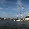 Thames river and the London Eye, London