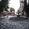 Fountain in front of the Hundertwasser-Krawinahaus, Vienna