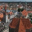 Panoramatic view of downtown Munich