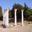 Apollonos temple in Asklepion, Kos Island, Greece