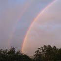 Double rainbow over Florianopolis