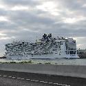 Cruise liner at the Port of Miami
