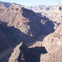 View of the Colorado river from Plateau Point