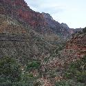Above the inner gorge on the North Kaibab trail