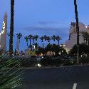 The entrance of Luxor Hotel in Las Vegas