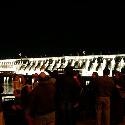 Light show at Itaipú hydroelectric power plant