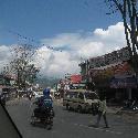 Street in small town, Indonesia