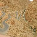 The road going up the Dades gorge