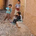 Kids playing in Tinerhir