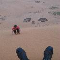 Sitting on top of the dune