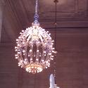 A chandelier at the Grand Central Terminal