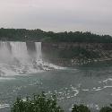 Panoramatic view of Niagara falls