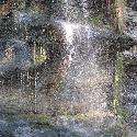Splashing waterfall