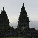 Two of the temples of Prambanan