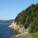 Middle Head trail in Cape Breton Highlands National Park, NS