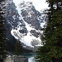 The peaks surrounding Moraine Lake, Banff National Park, AB
