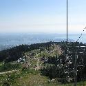 The lift to the peak of Grouse mountain
