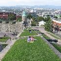 View from the city wall of Quebec city